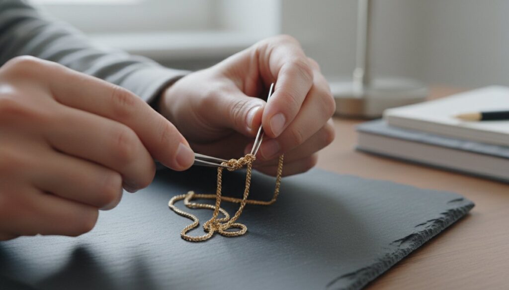 How to Untangle a Delicate Necklace Chain: A Masterclass in Jewellery Care
