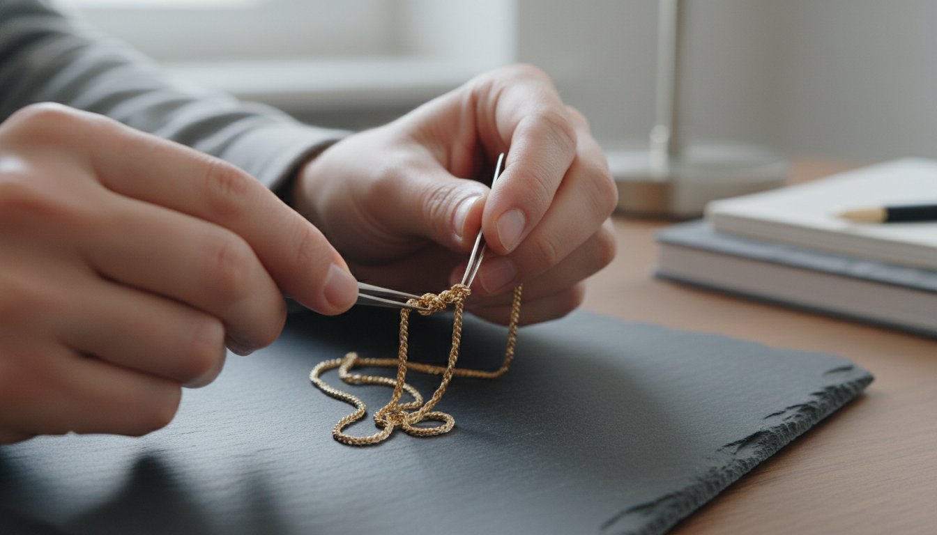 How to Untangle a Delicate Necklace Chain: A Masterclass in Jewellery Care
