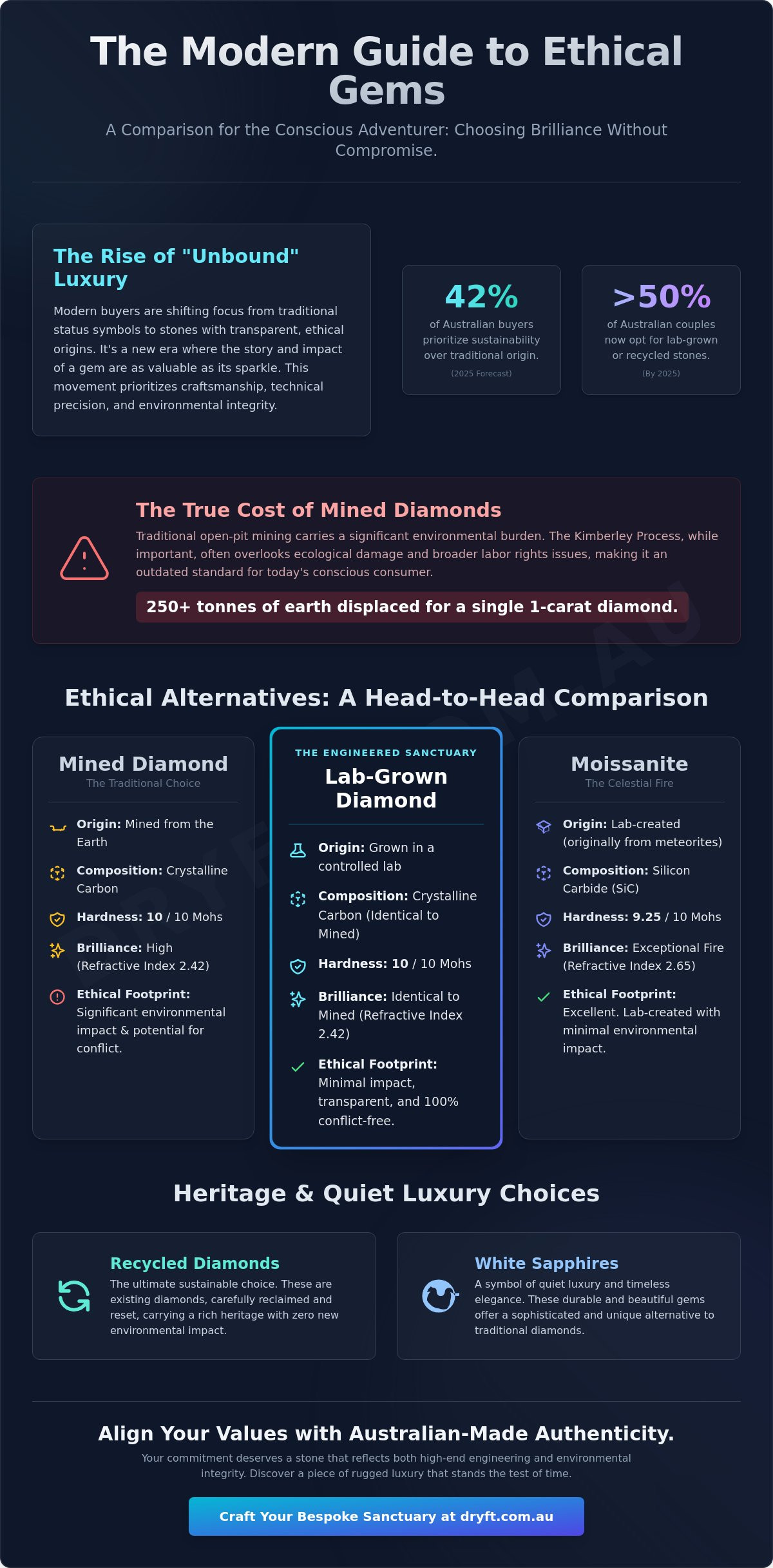 Ethical Alternatives to Mined Diamonds: A Guide to Conscious Luxury in 2026